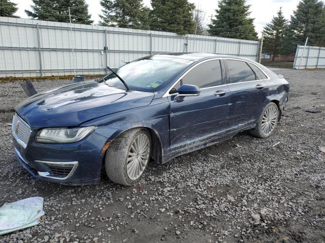 3LN6L5FC6HR611268 - 2017 LINCOLN MKZ RESERVE BLUE photo 1