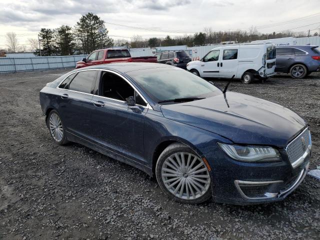 3LN6L5FC6HR611268 - 2017 LINCOLN MKZ RESERVE ლურჯი ფოტო 4