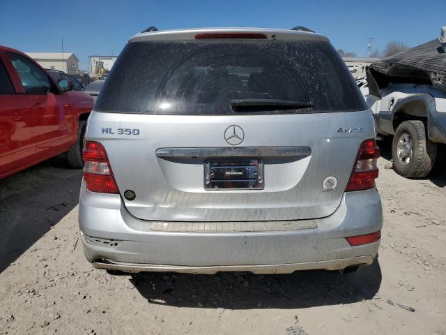 4JGBB8GB4BA666523 - 2011 MERCEDES-BENZ ML 350 4MATIC SILVER photo 6