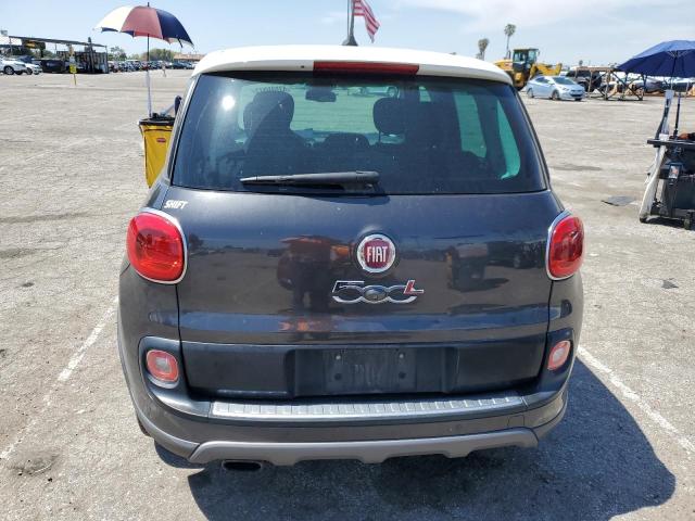 ZFBCFADH6EZ008613 - 2014 FIAT 500L TREKKING BLACK photo 6