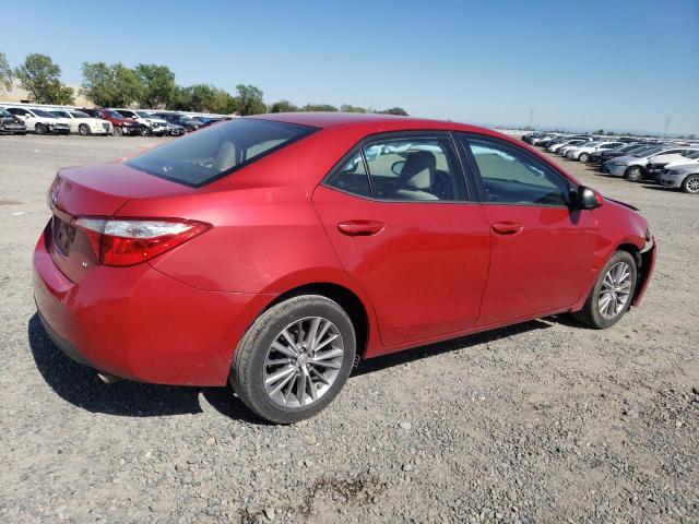 5YFBURHE2FP180419 - 2015 TOYOTA COROLLA L RED photo 3