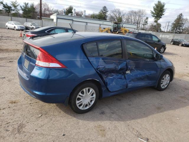 JHMZE2H55BS008346 - 2011 HONDA INSIGHT LX BLUE photo 3