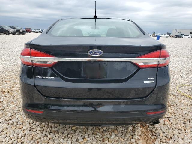 3FA6P0HD1JR231932 - 2018 FORD FUSION SE BLACK photo 6