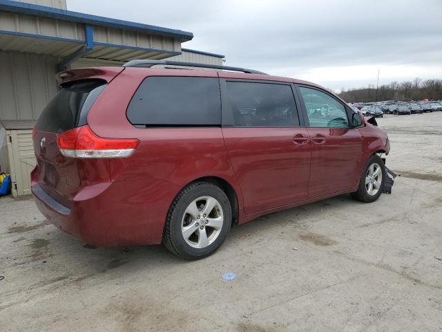 5TDKK3DC3CS180732 - 2012 TOYOTA SIENNA LE BURGUNDY photo 3