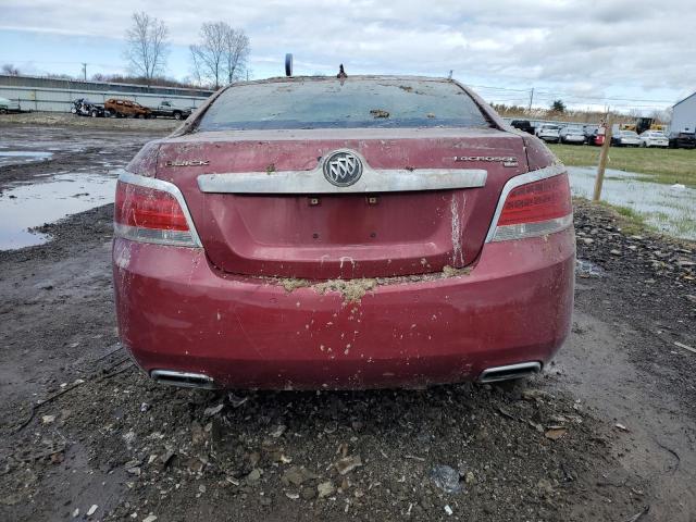 1G4GE5EV4AF233651 - 2010 BUICK LACROSSE CXS RED photo 6
