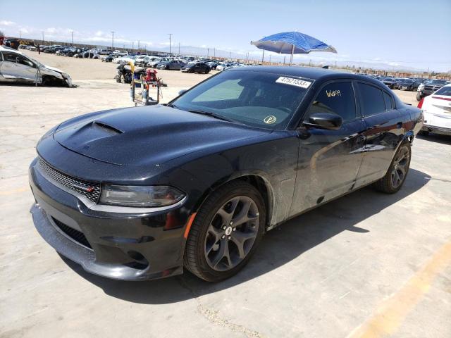 2C3CDXCT6KH729784 - 2019 DODGE CHARGER R/T BLACK photo 1