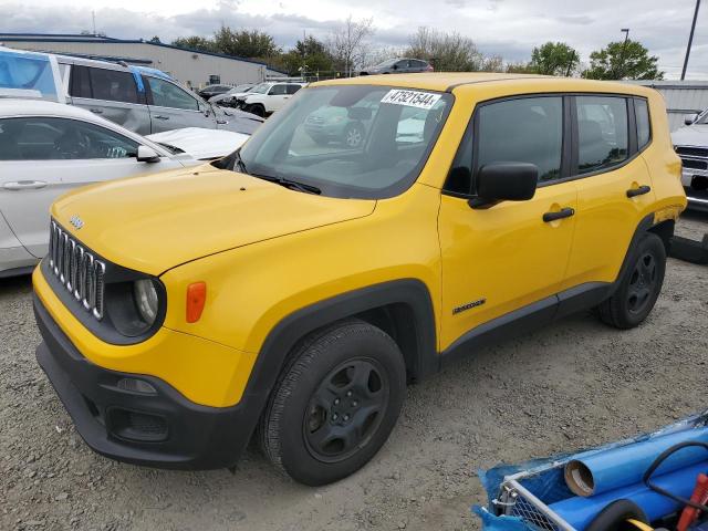 ZACCJAAB5JPG96267 - 2018 JEEP RENEGADE SPORT 黄色 照片 1