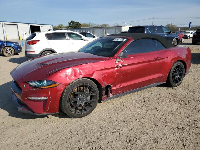1FATP8UH1K5123826 - 2019 FORD MUSTANG RED photo 1