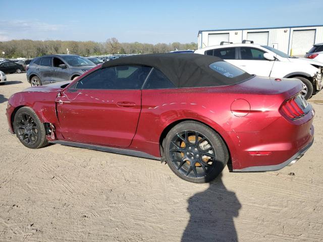 1FATP8UH1K5123826 - 2019 FORD MUSTANG RED photo 2