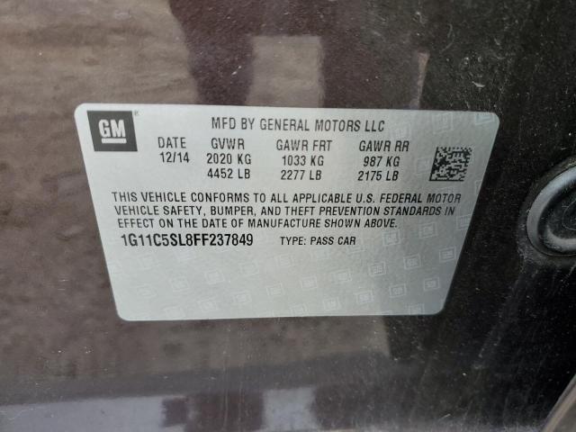1G11C5SL8FF237849 - 2015 CHEVROLET MALIBU 1LT BROWN photo 12