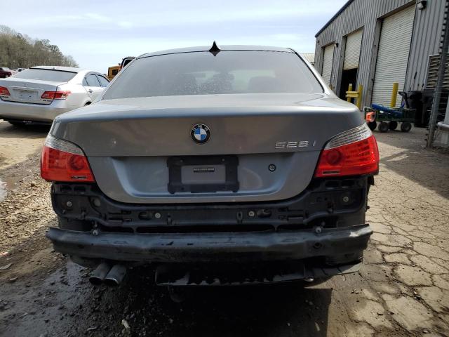 WBANU535X8C115436 - 2008 BMW 528 I GRAY photo 6