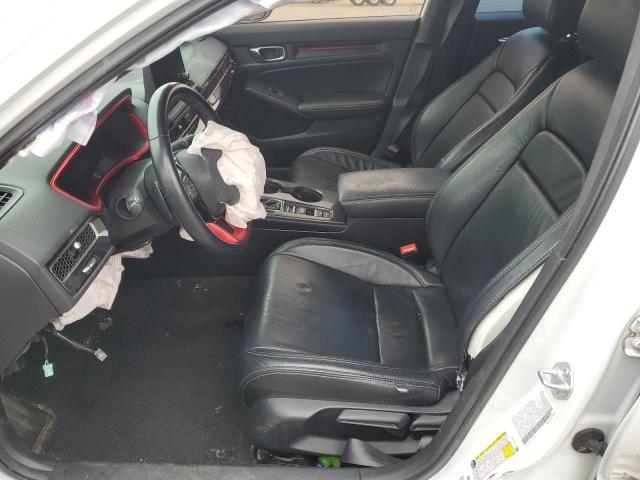 2HGFE2F54NH503156 - 2022 HONDA CIVIC SPORT WHITE photo 7