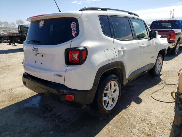 ZACCJBBT3FPB40284 - 2015 JEEP RENEGADE LATITUDE WHITE photo 3