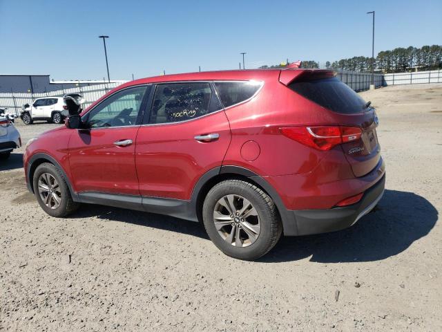 5XYZT3LB6GG362741 - 2016 HYUNDAI SANTA FE S BURGUNDY photo 2