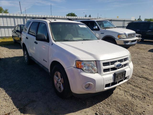 1FMCU49339KC39318 - 2009 FORD ESCAPE HYBRID WHITE photo 4