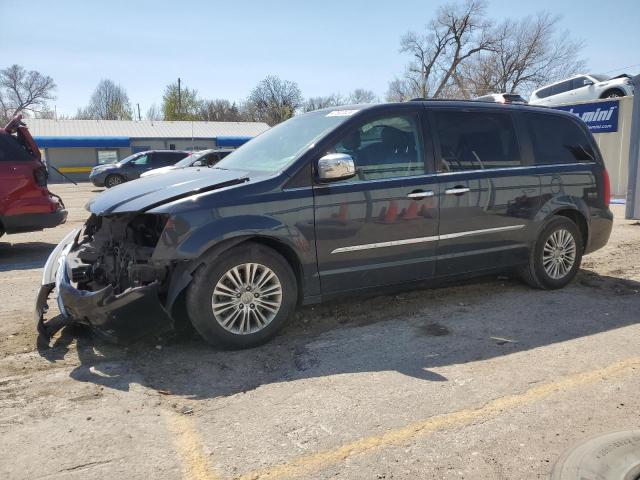 2C4RC1CG3DR663720 - 2013 CHRYSLER TOWN & COU TOURING L BLUE photo 1