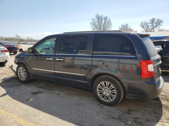 2C4RC1CG3DR663720 - 2013 CHRYSLER TOWN & COU TOURING L BLUE photo 2