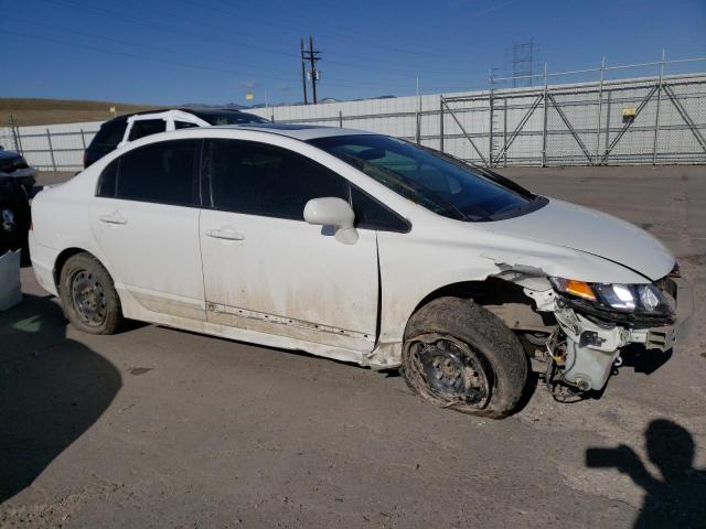 2HGFA16699H103050 - 2009 HONDA CIVIC LX-S WHITE photo 4