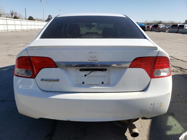 2HGFA16699H103050 - 2009 HONDA CIVIC LX-S أبيض صورة 6