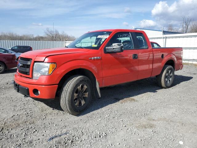 1FTFX1EF5DKF69090 - 2013 FORD F150 SUPER CAB RED photo 1