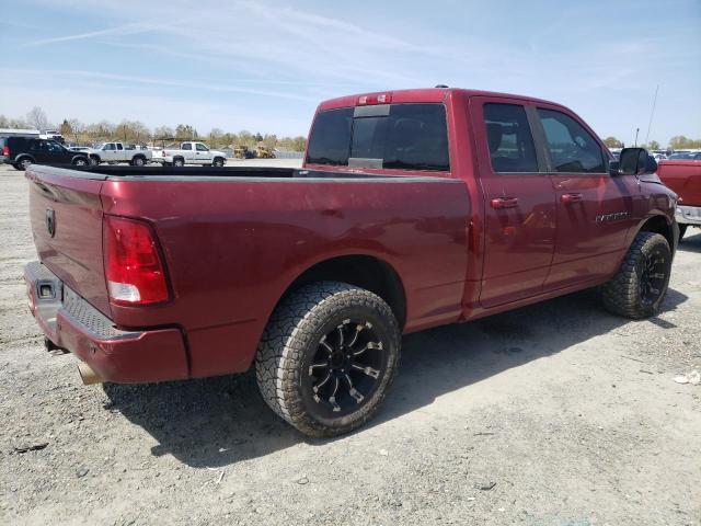 1C6RD7HT0CS110503 - 2012 DODGE RAM 1500 SPORT RED photo 3