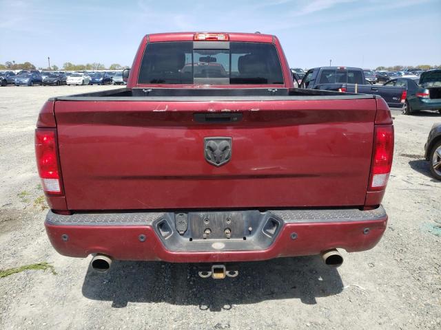 1C6RD7HT0CS110503 - 2012 DODGE RAM 1500 SPORT RED photo 6