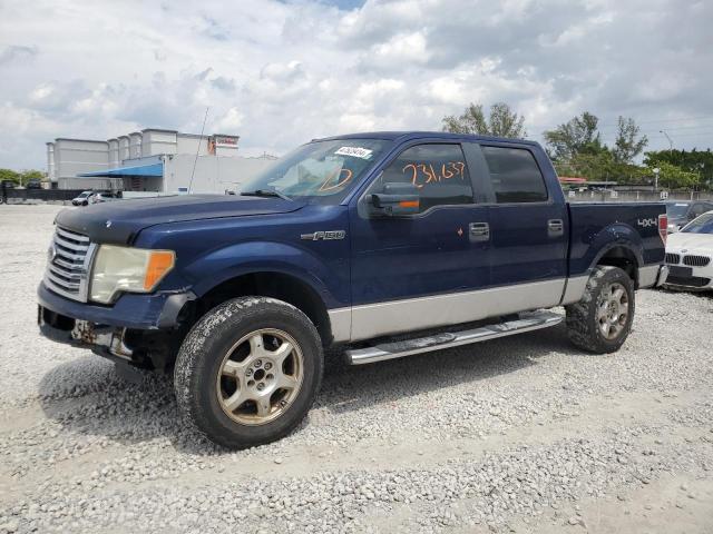 1FTFW1EV2AKA23417 - 2010 FORD F150 SUPERCREW BLUE photo 1