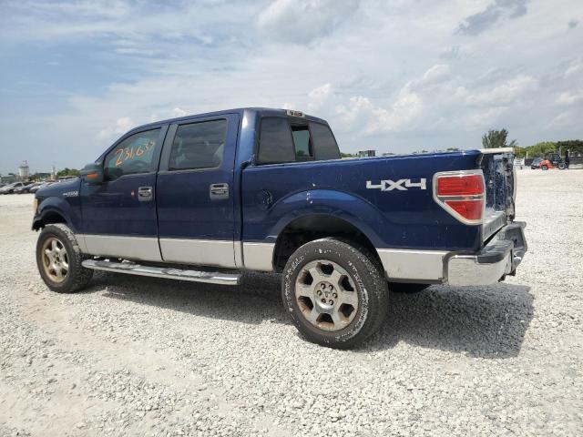 1FTFW1EV2AKA23417 - 2010 FORD F150 SUPERCREW BLUE photo 2