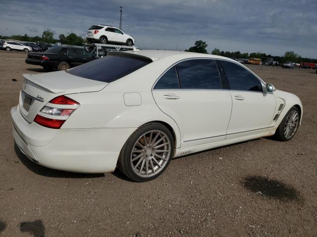 WDDNG71X88A166736 - 2008 MERCEDES-BENZ S 550 WHITE photo 3