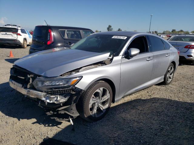 1HGCV1F54JA090662 - 2018 HONDA ACCORD EXL SILVER photo 1