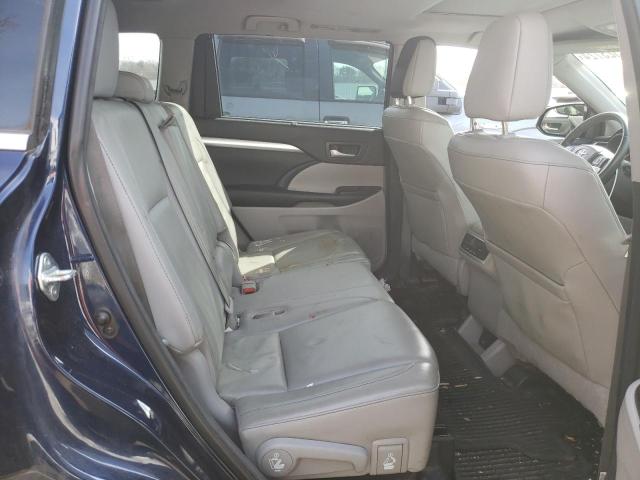 5TDJKRFH4FS127730 - 2015 TOYOTA HIGHLANDER XLE BLUE photo 10