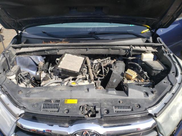 5TDJKRFH4FS127730 - 2015 TOYOTA HIGHLANDER XLE BLUE photo 11