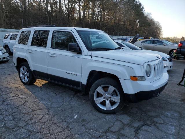 1C4NJPBA1ED737743 - 2014 JEEP PATRIOT SPORT WHITE photo 4