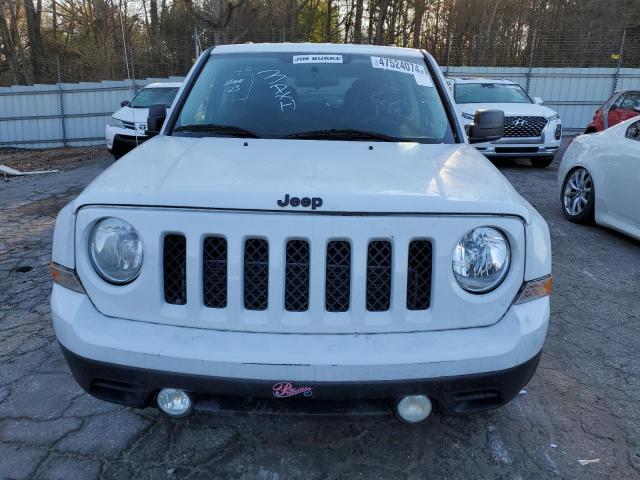 1C4NJPBA1ED737743 - 2014 JEEP PATRIOT SPORT WHITE photo 5