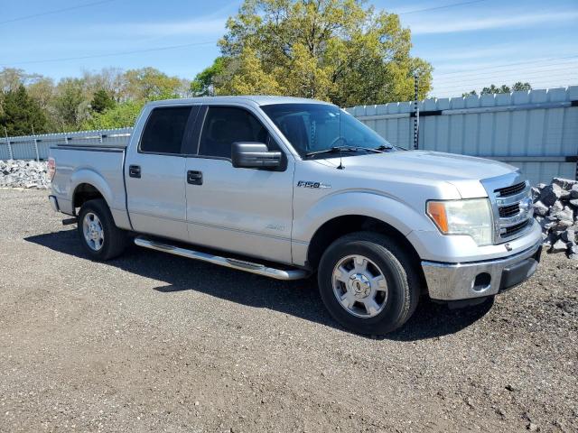 1FTFW1CT0EKF33045 - 2014 FORD F150 SUPERCREW SILVER photo 4