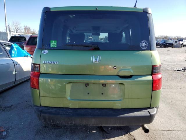 5J6YH28788L013883 - 2008 HONDA ELEMENT EX GREEN photo 6