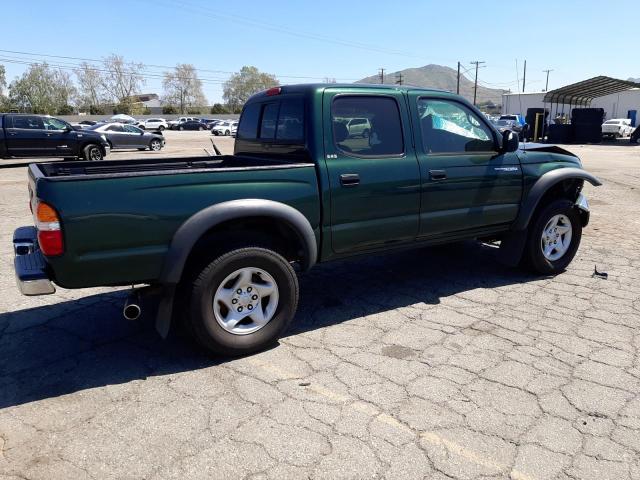 5TEGN92N94Z351542 - 2004 TOYOTA TACOMA DOUBLE CAB PRERUNNER GREEN photo 3