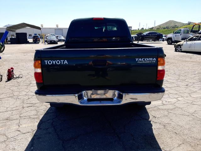 5TEGN92N94Z351542 - 2004 TOYOTA TACOMA DOUBLE CAB PRERUNNER GREEN photo 6