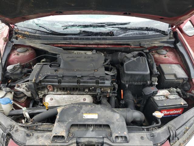 KMHDU46D88U312400 - 2008 HYUNDAI ELANTRA GLS RED photo 11