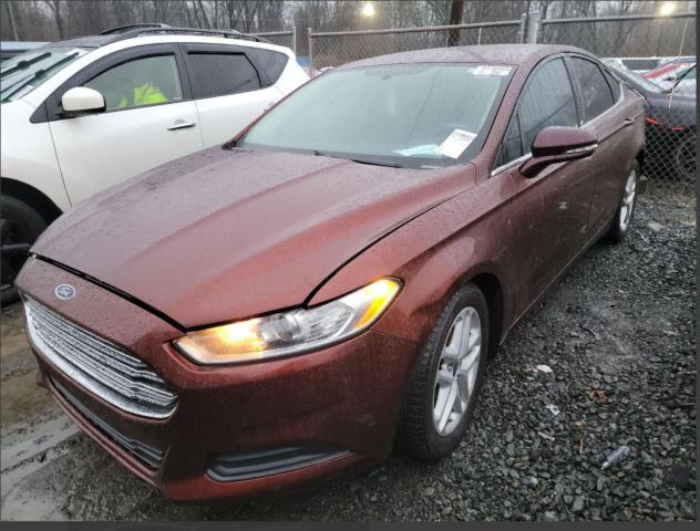 3FA6P0H72GR169105 - 2016 FORD FUSION SE MAROON photo 2