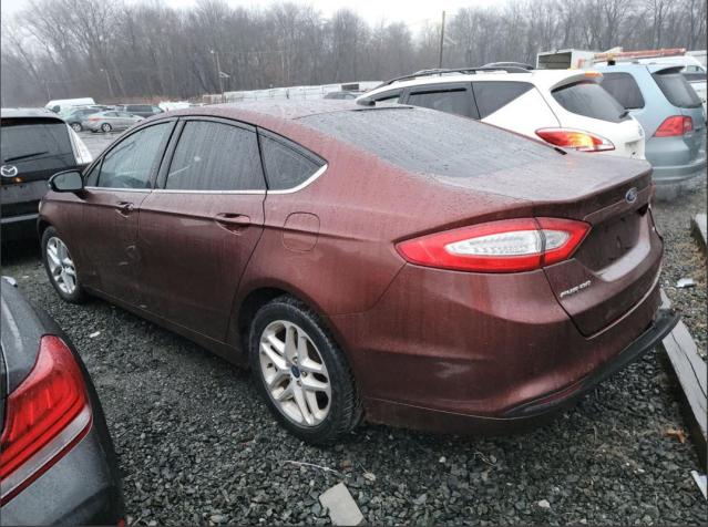 3FA6P0H72GR169105 - 2016 FORD FUSION SE MAROON photo 3