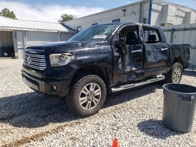 5TFAW5F19EX337555 - 2014 TOYOTA TUNDRA CREWMAX PLATINUM BLACK photo 1