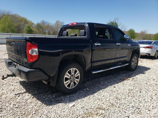 5TFAW5F19EX337555 - 2014 TOYOTA TUNDRA CREWMAX PLATINUM Schwarz Foto 3