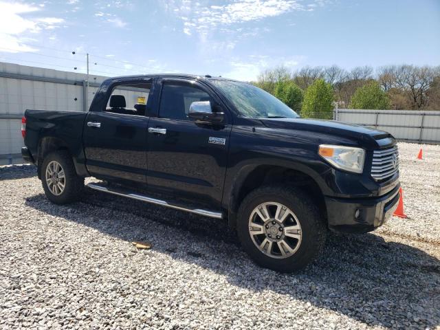 5TFAW5F19EX337555 - 2014 TOYOTA TUNDRA CREWMAX PLATINUM Schwarz Foto 4