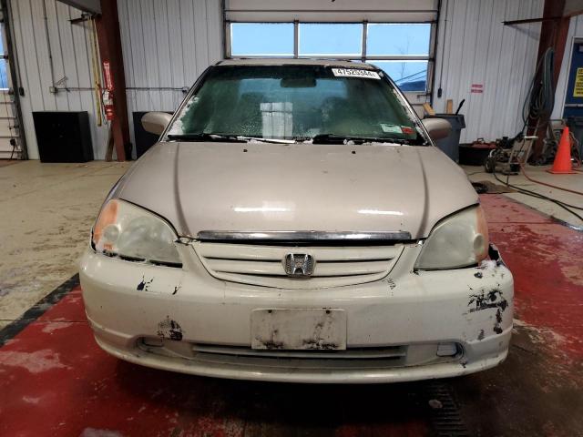 1HGES26722L073678 - 2002 HONDA CIVIC EX GOLD photo 5