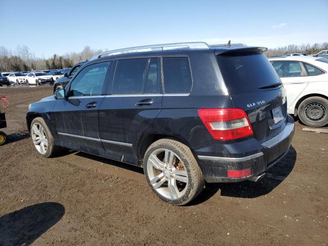 WDCGG8HB3BF631026 - 2011 MERCEDES-BENZ GLK 350 4MATIC BLACK photo 2