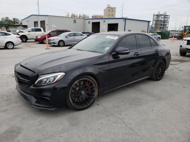 55SWF8HB7HU202861 - 2017 MERCEDES-BENZ C 63 AMG-S BLACK photo 1