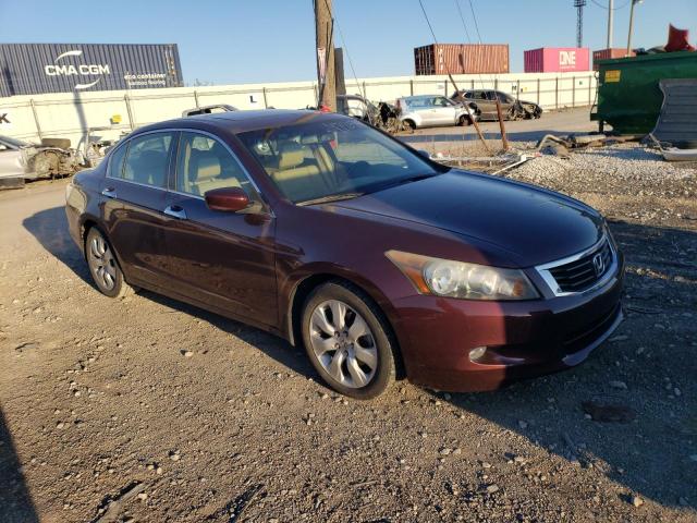 5KBCP3F85AB018036 - 2010 HONDA ACCORD EXL BURGUNDY photo 4