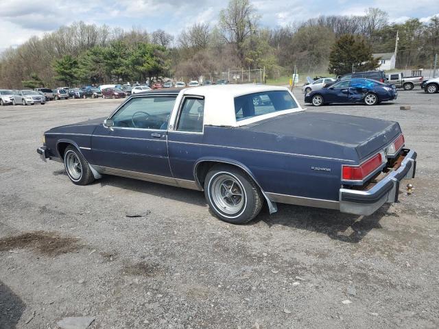 1G4AP37Y2EX405445 - 1984 BUICK LESABRE LIMITED BLUE photo 2