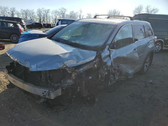 5TDJKRFH1FS199467 - 2015 TOYOTA HIGHLANDER XLE 银色 照片 1